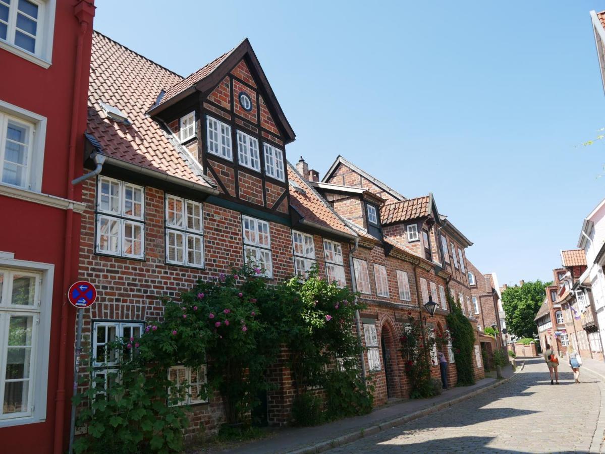 Zentrales Altstadt - Apartment In Lueneburg Mit Terrasse & Parkplatz Dış mekan fotoğraf